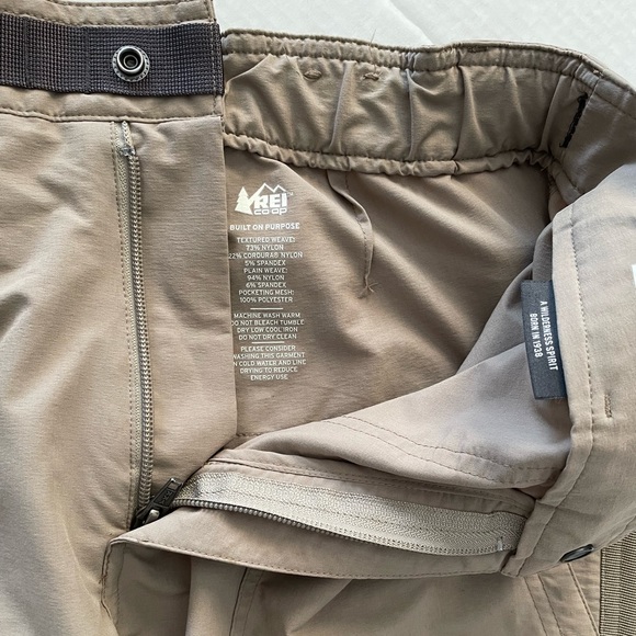 REI CO-OP Screeline Technical Regular Fit Pants in Tan Mens Size 32Wx32L Pockets - Picture 12 of 14